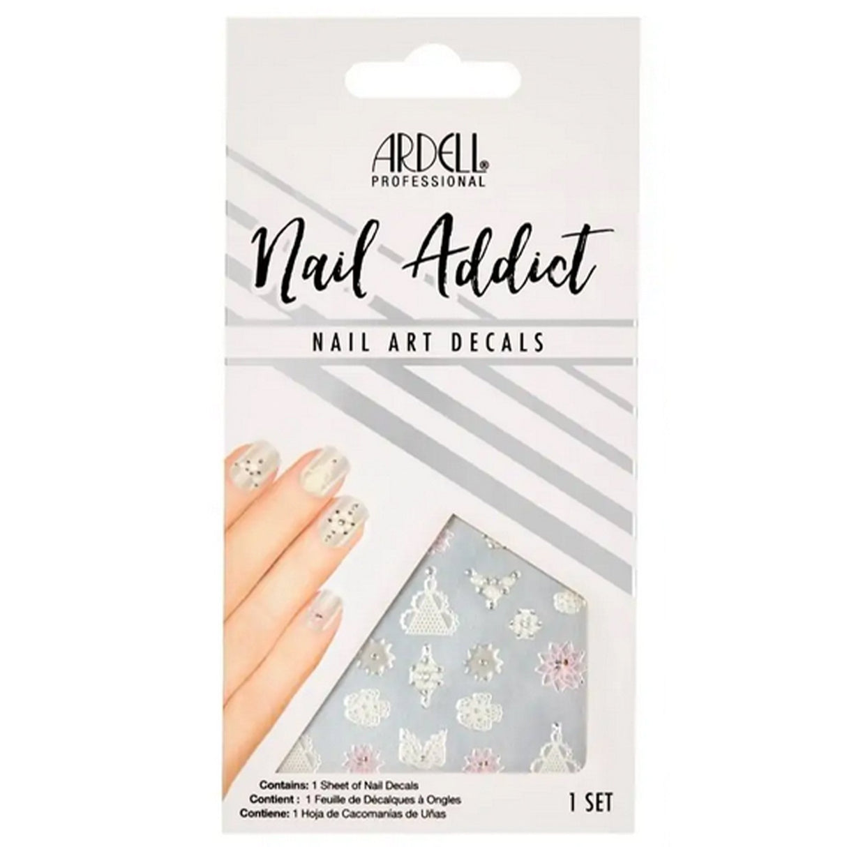 Nail Addict Nail Art Decals - Lace & Gems (62153)