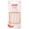 Nude Acrylic False Nails - Breathtaking (28 Nails & Adhesive 2g)