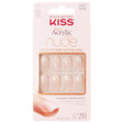 Nude Acrylic False Nails - Graceful (28 Nails & Adhesive 2g)