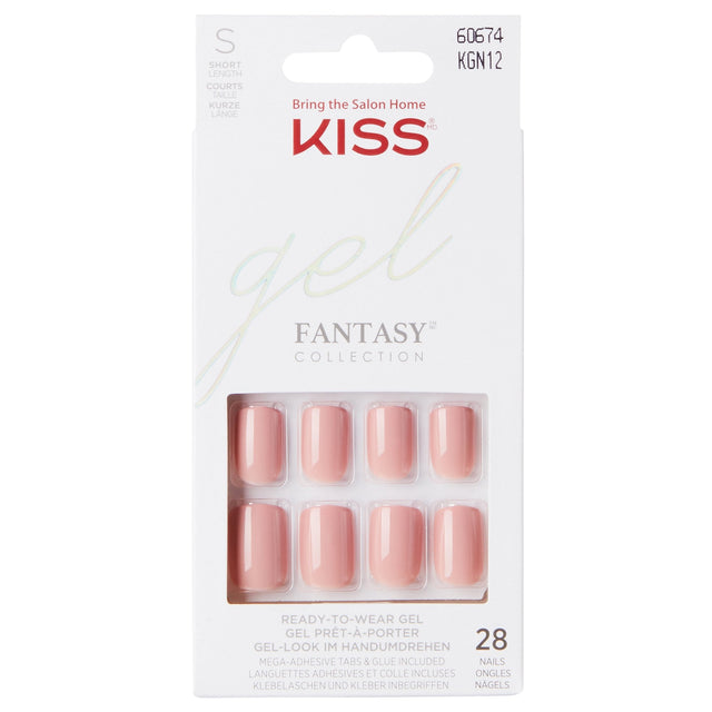 Gel Fantasy False Nails - Ribbons (28 Nails & Adhesive 2g)