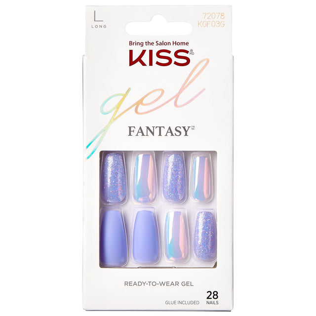 Gel Fantasy False Nails - Parasol (28 Nails & Adhesive 2g)