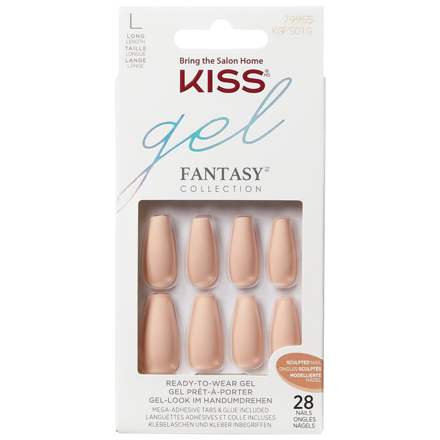 Gel Fantasy Sculpted False Nails - 4 The Cause (28 Nails & Adhesive 2g)