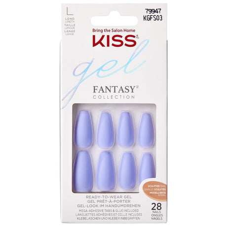 Gel Fantasy Sculpted False Nails - Night After (28 Nails & Adhesive 2g)