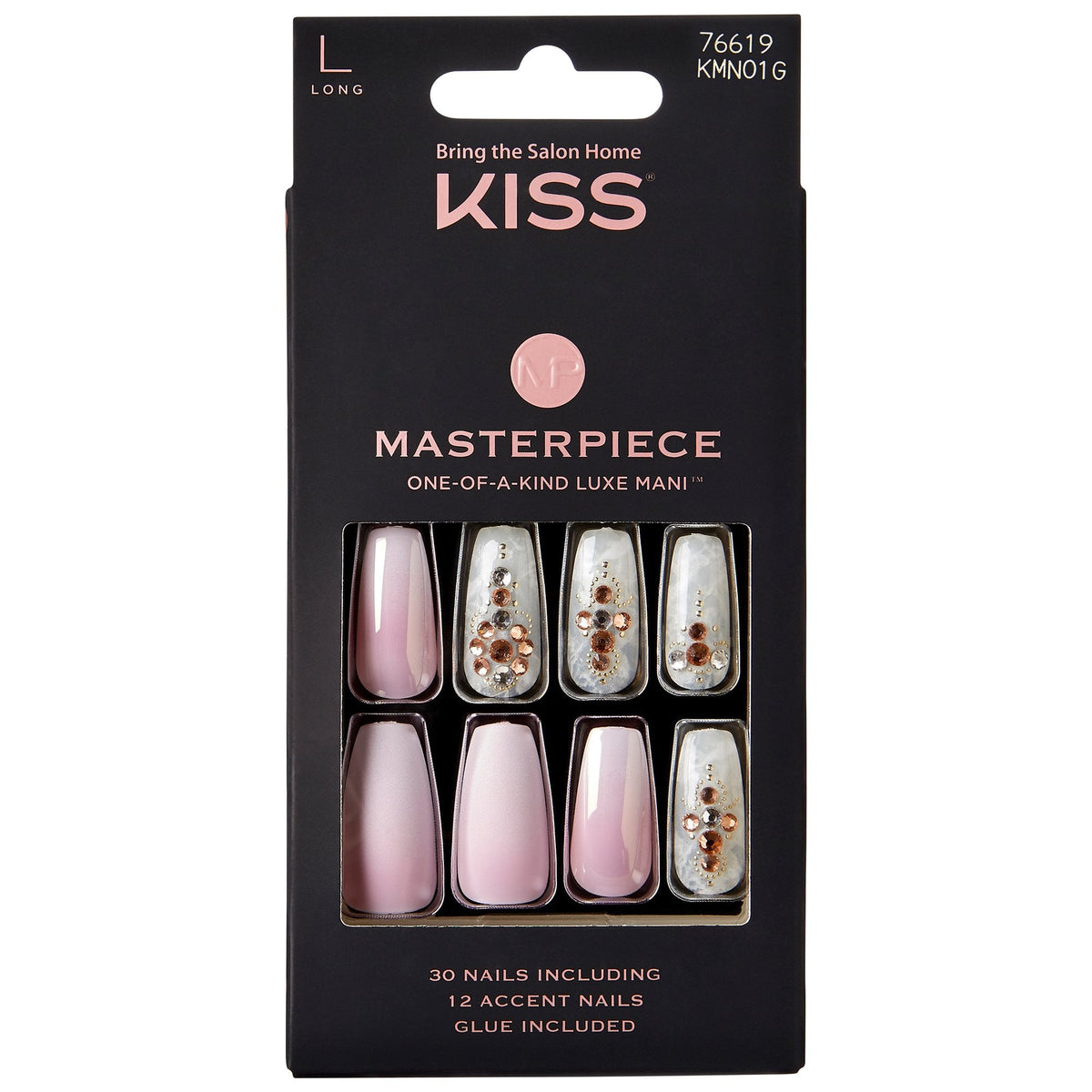 Masterpiece False Nails - Kitty Gurl (30 Nails & Adhesive 2g)