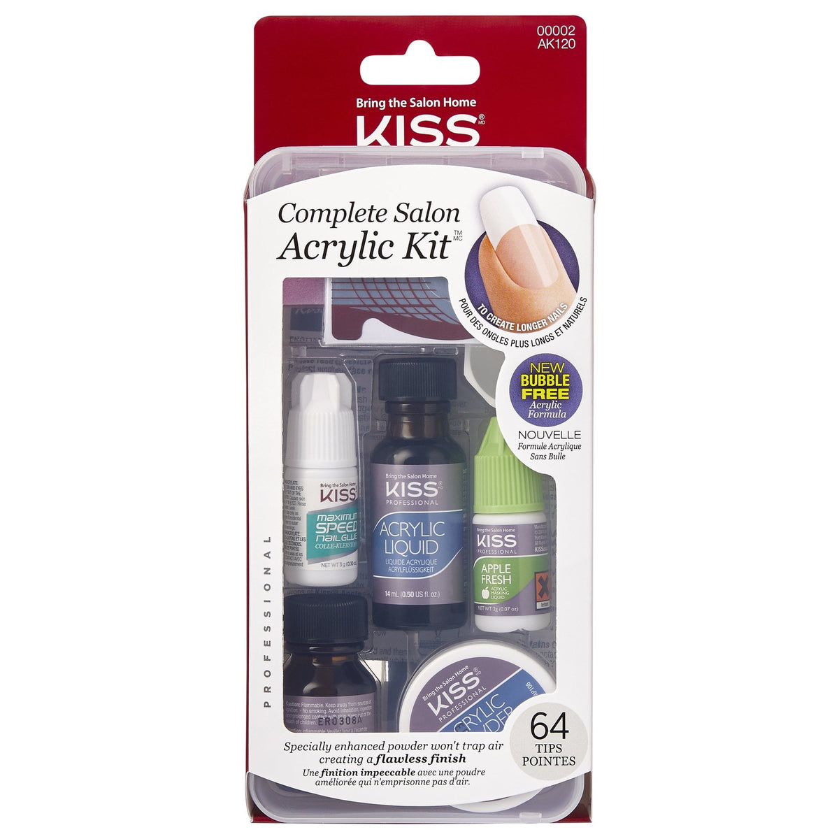 Complete Acrylic Nail Sculpture Kit (1 x 2ml, 1 x 14ml, 1 x 9g, 1 x 9 ml, 1 x 3g)