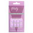 Reusable Press On False Nails - Dreaming Of Lilac (24pcs)