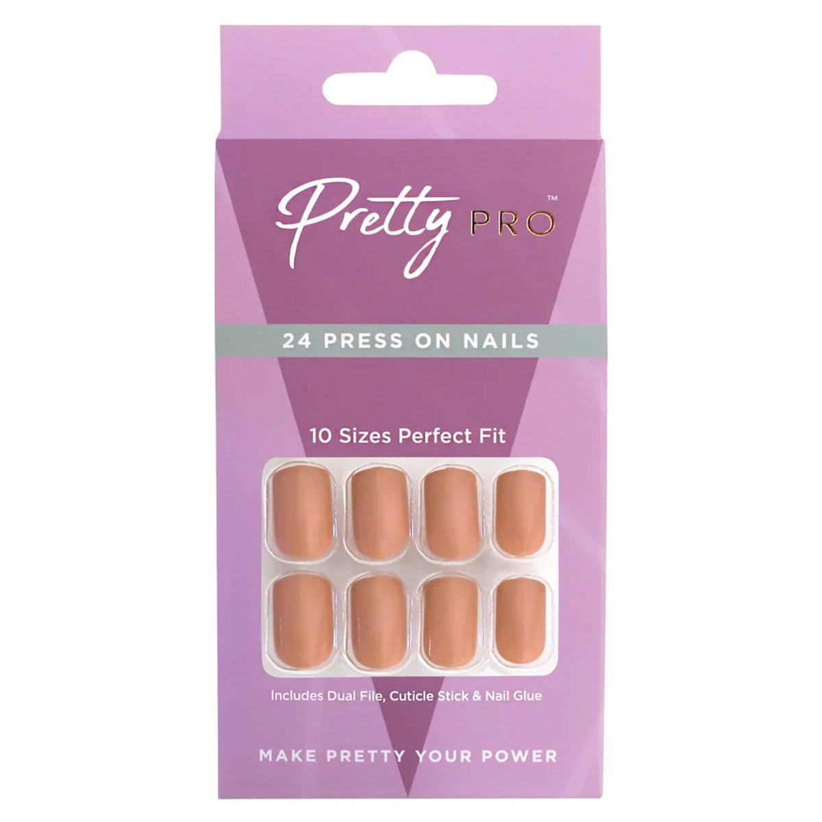Reusable Press On False Nails - Feeling Neutral (24pcs)