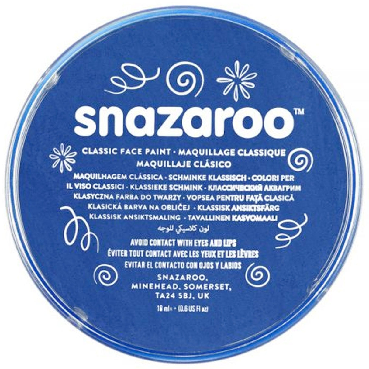 Water Based Face & Body Paint - Royal Blue 18ml