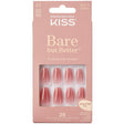 Bare But Better False Nails - Nude Nude (28 Nails & Adhesive 2g)