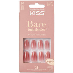 Bare But Better False Nails - Nude Nude (28 Nails & Adhesive 2g)