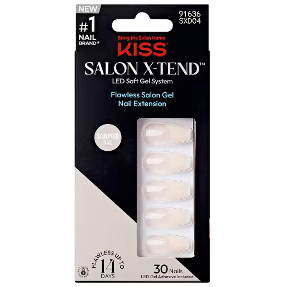 Salon X-Tend Gel Nail Extension Press On Nails - Trustfall (SXD04G)(1 x 5g)