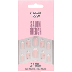 Long Wearing False Nails - Salon French No.128 (OA4022987)