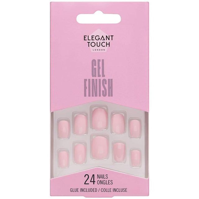 Long Wearing Gel Finish False Nails - Perfect Pink (OA4022983)