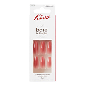 Bare But Better False Nails - Blank Space (24 Nails & Adhesive 2g)