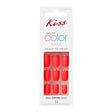 Salon Colour False Nails - Selfie Stick (24 Nails & Adhesive 2g)