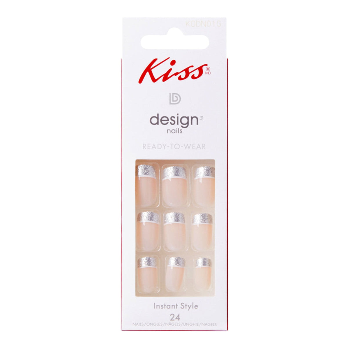 Design Colour False Nails - Love Injection (24 Nails & Adhesive 2g)
