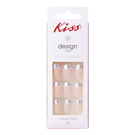 Design Colour False Nails - Love Injection (24 Nails & Adhesive 2g)