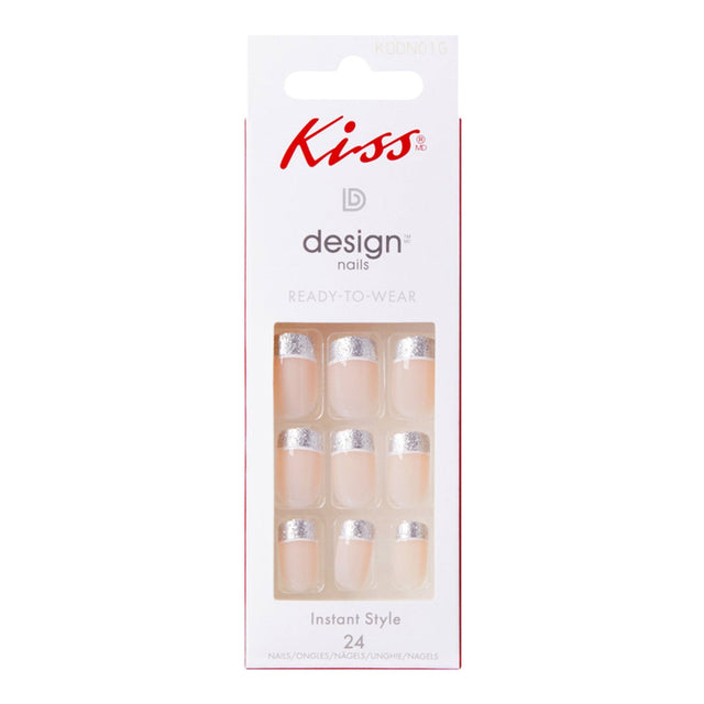 Design Colour False Nails - Love Injection (24 Nails & Adhesive 2g)