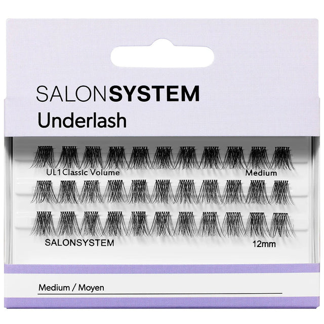 Underlash UL1 Classic Volume Medium Black 12mm (0225495)