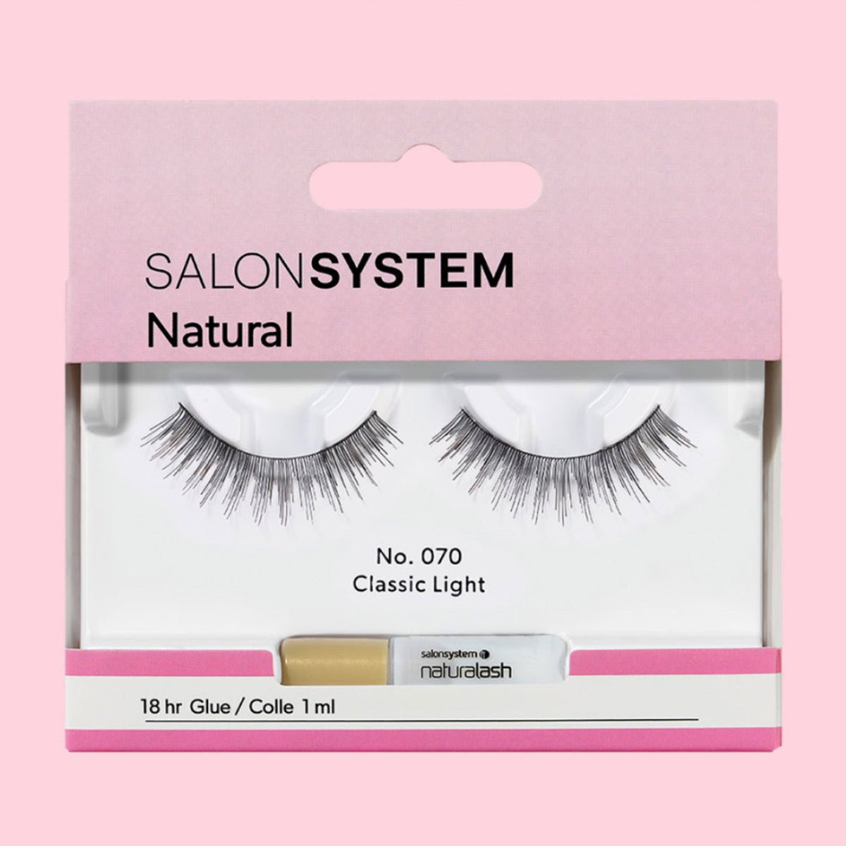 070 Natural Reusable Eyelashes (Adhesive Included) (0225376R)