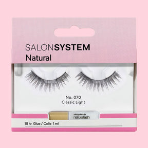 070 Natural Reusable Eyelashes (Adhesive Included) (0225376R)