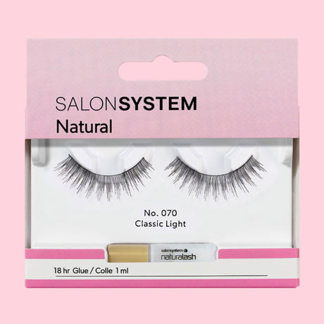 070 Natural Reusable Eyelashes (Adhesive Included) (0225376R)
