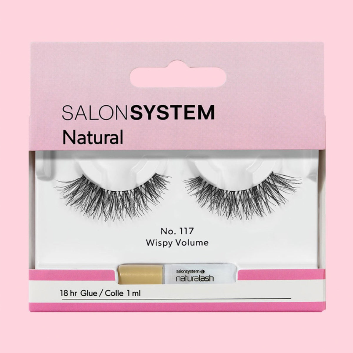 117 Wispy Volume Reusable Eyelashes (Adhesive Included) (0225478R)