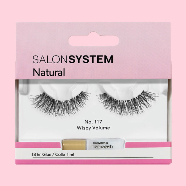 117 Wispy Volume Reusable Eyelashes (Adhesive Included) (0225478R)