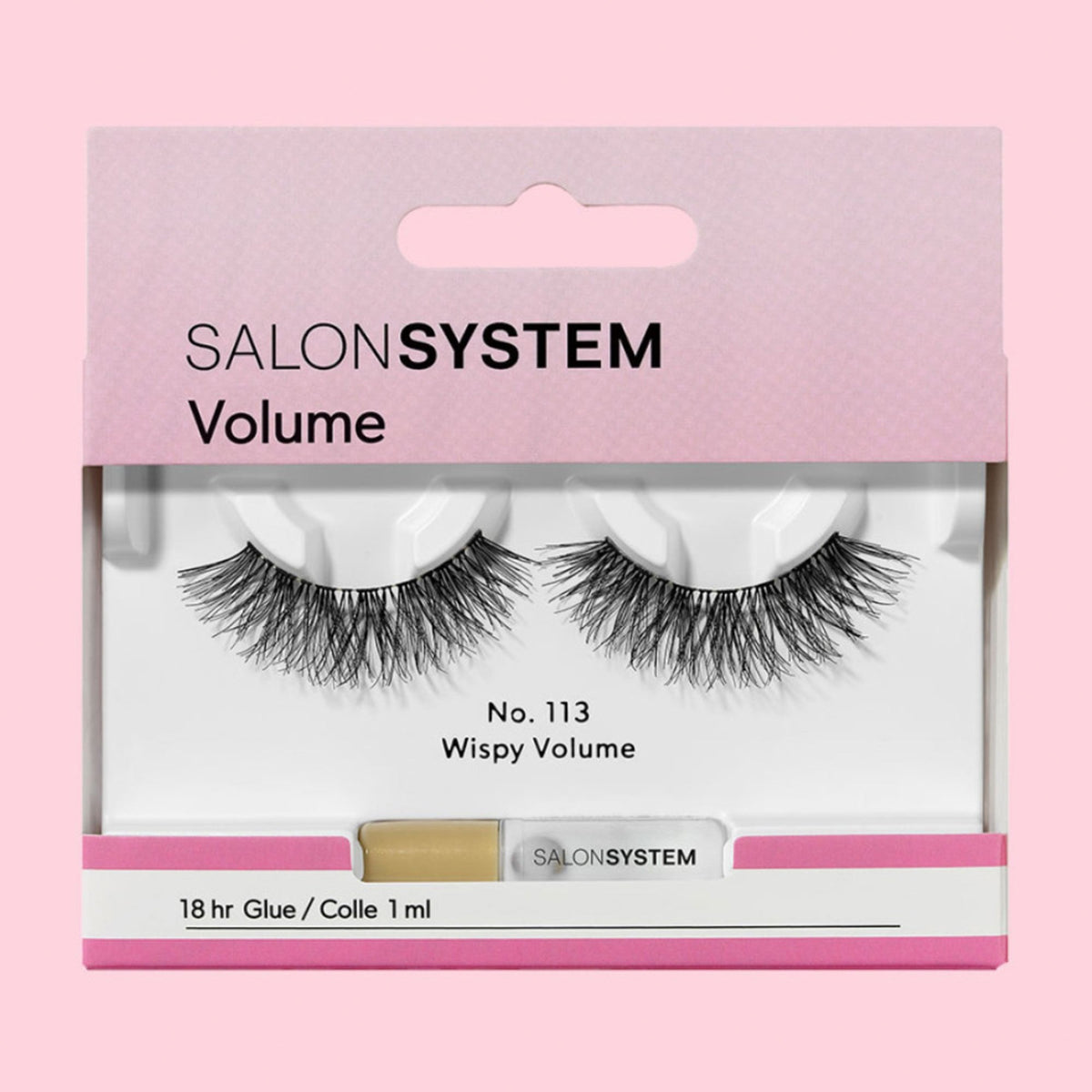 113 Wispy Volume Reusable Eyelashes (Adhesive Included) (0225141)