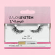 130 3/4 Length Wispy Volume Reusable Eyelashes (Adhesive Included) (0227233)