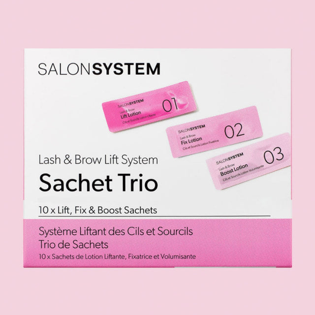 Lash & Brow Lift Salon Trio Sachet (0226192R) PROFESSIONAL USE ONLY