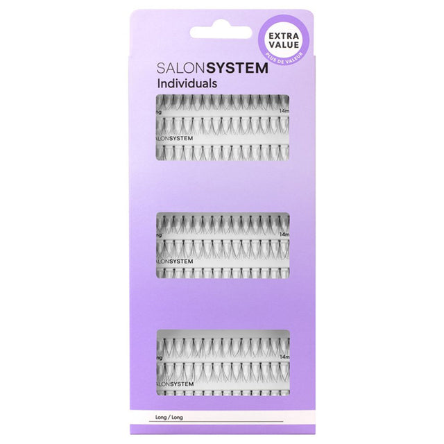 Salon Value Individual Eyelashes - Black Long (0225108-5)