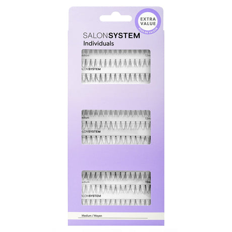 Salon Value Individual Eyelashes - Black Medium (0225107-5)
