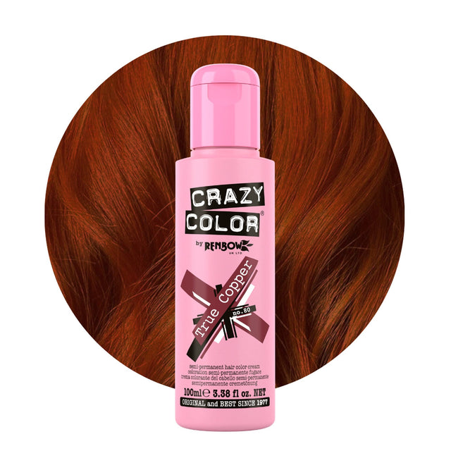 Semi Permanent Hair Dye - True Copper 100ml