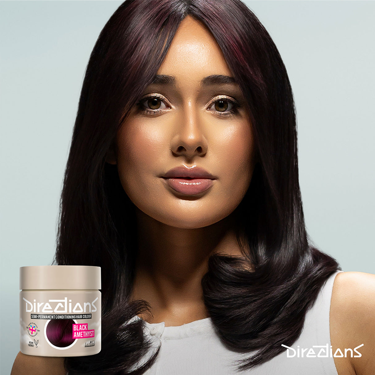 Directions Semi Permanent Hair Colour - Black Amethyst 100ml