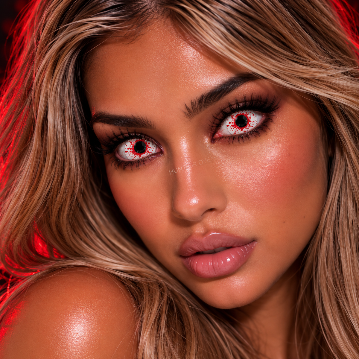 One Day Halloween Contact Lenses - Sclera Bloody Zombie