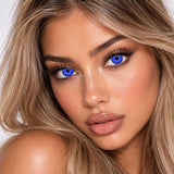 One Day Halloween Contact Lenses - Blue Flame