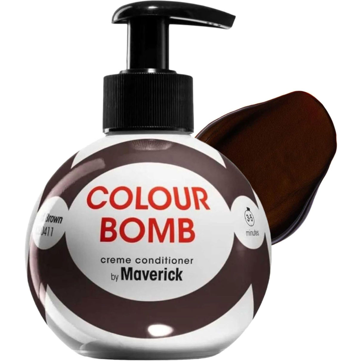 Colour Bomb By Maverick Ammonia & Peroxide Free Creme Conditioner - Cold Brown 250ml