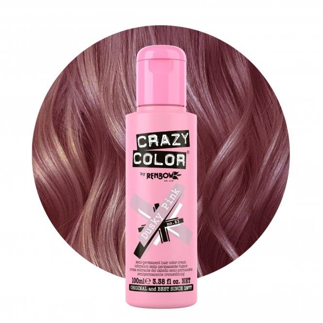 Semi Permanent Hair Dye - Dusky Pink 100ml