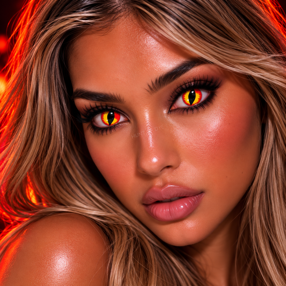 One Day Halloween Contact Lenses - Sclera Eye Of The Dragon
