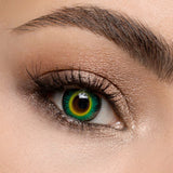 Green Werewolf Halloween Contact Lenses - 1 Day