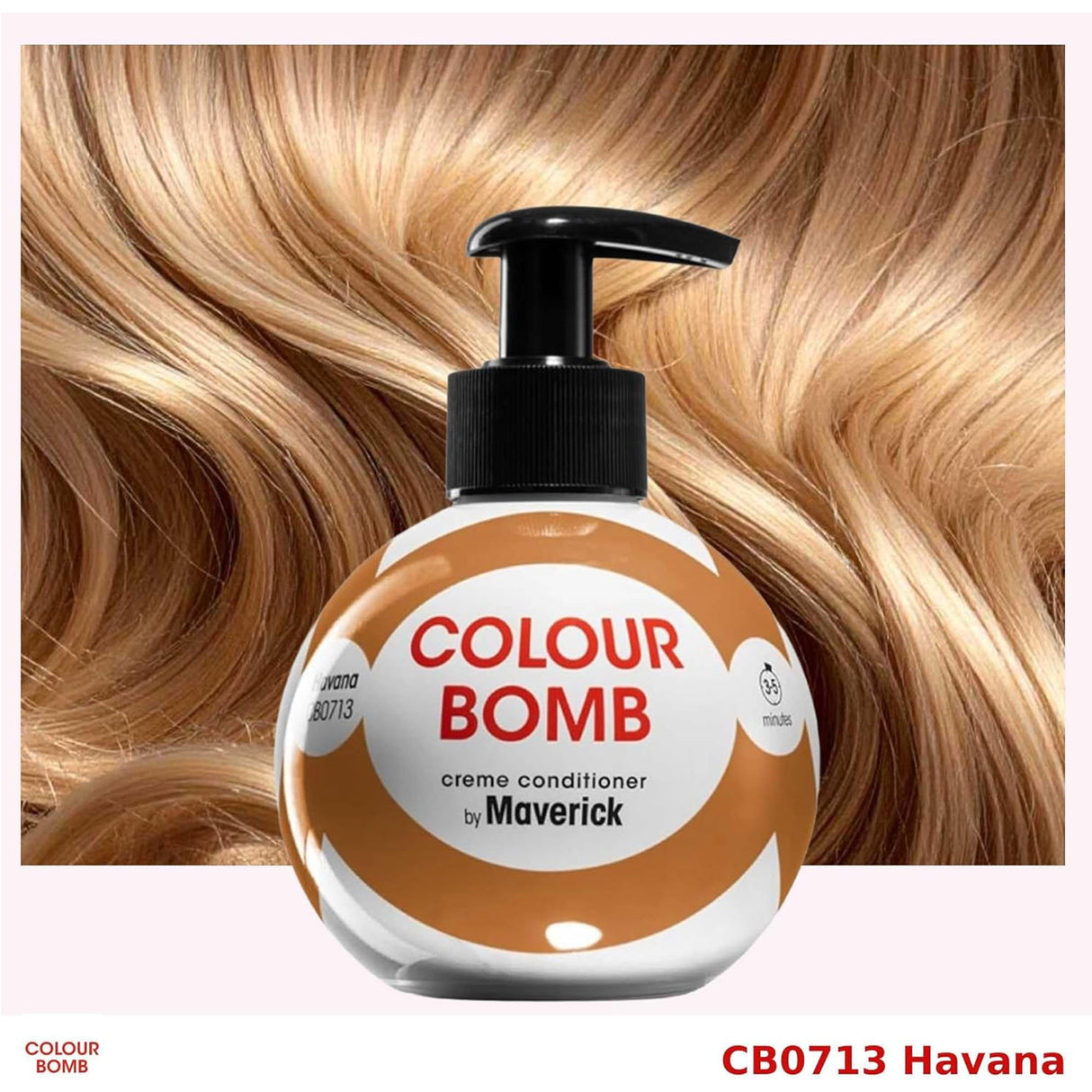 Colour Bomb By Maverick Ammonia & Peroxide Free Creme Conditioner - Havana 250ml
