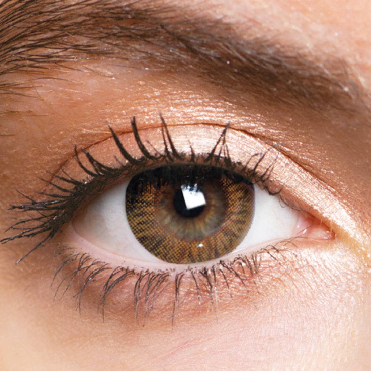 Hazel Natural Coloured Contact Lenses Blendz - 3 Month Wear | Hunt Or Dye