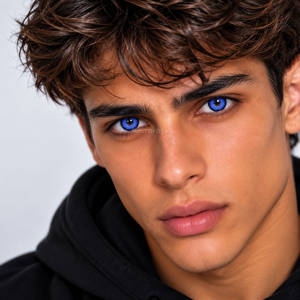 Angelic Blue Halloween Contact Lenses - 1 Day