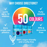 Directions Navy Blue Semi-Permanent Conditioning Hair Dye 100ml