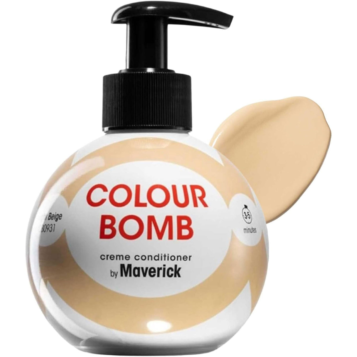 Colour Bomb By Maverick Ammonia & Peroxide Free Creme Conditioner - Light Beige 250ml
