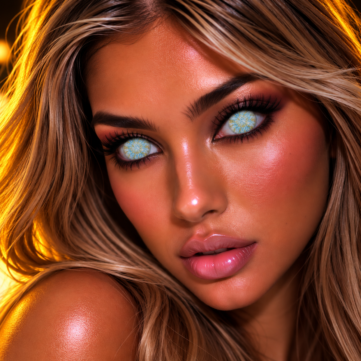 One Day Halloween Contact Lenses - Blind Lycan