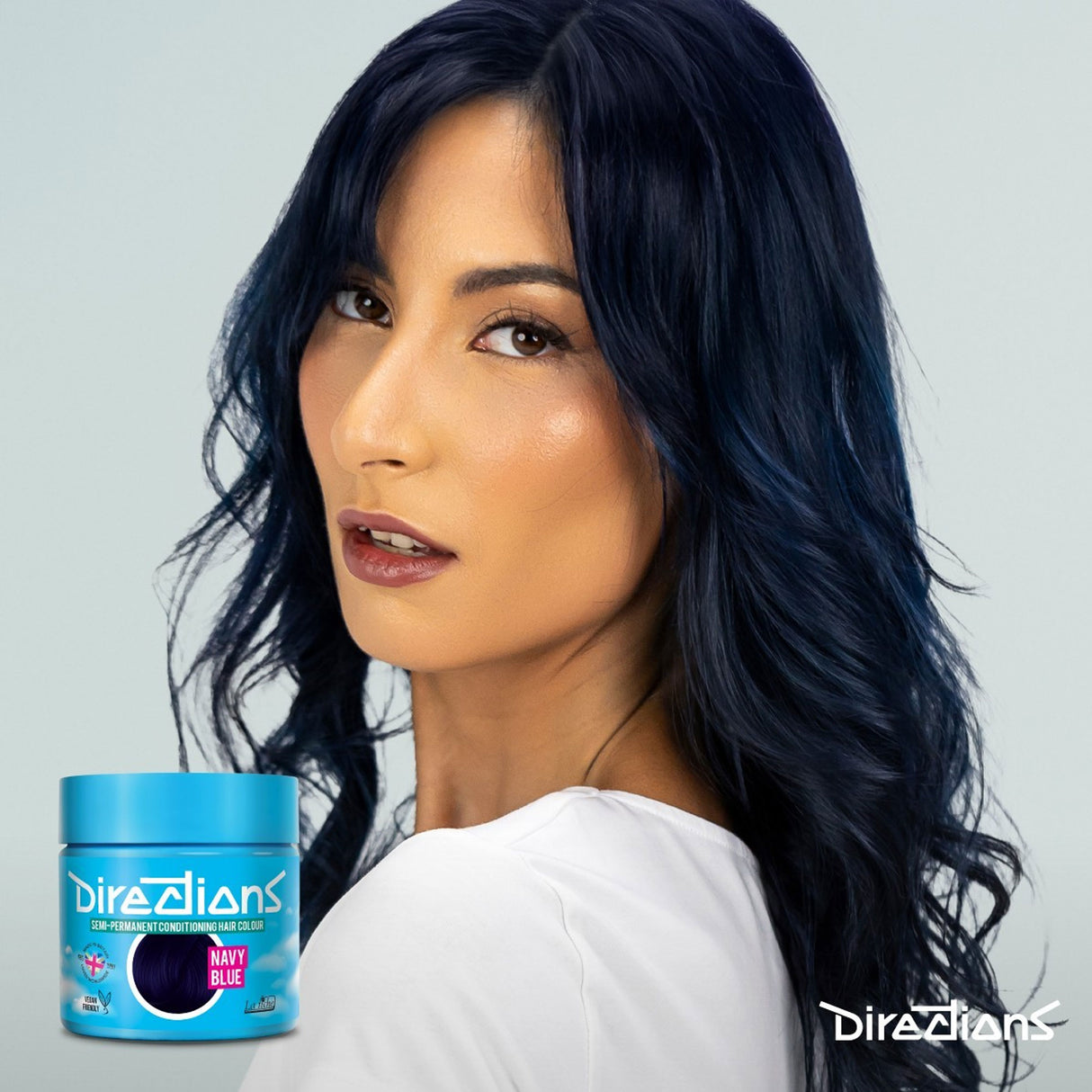 Directions Navy Blue Semi-Permanent Conditioning Hair Dye 100ml
