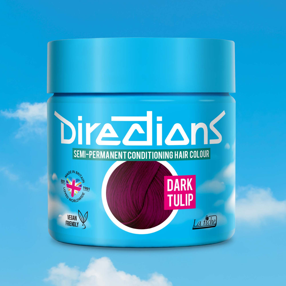 Directions Dark Tulip Semi-Permanent Conditioning Hair Dye 100ml