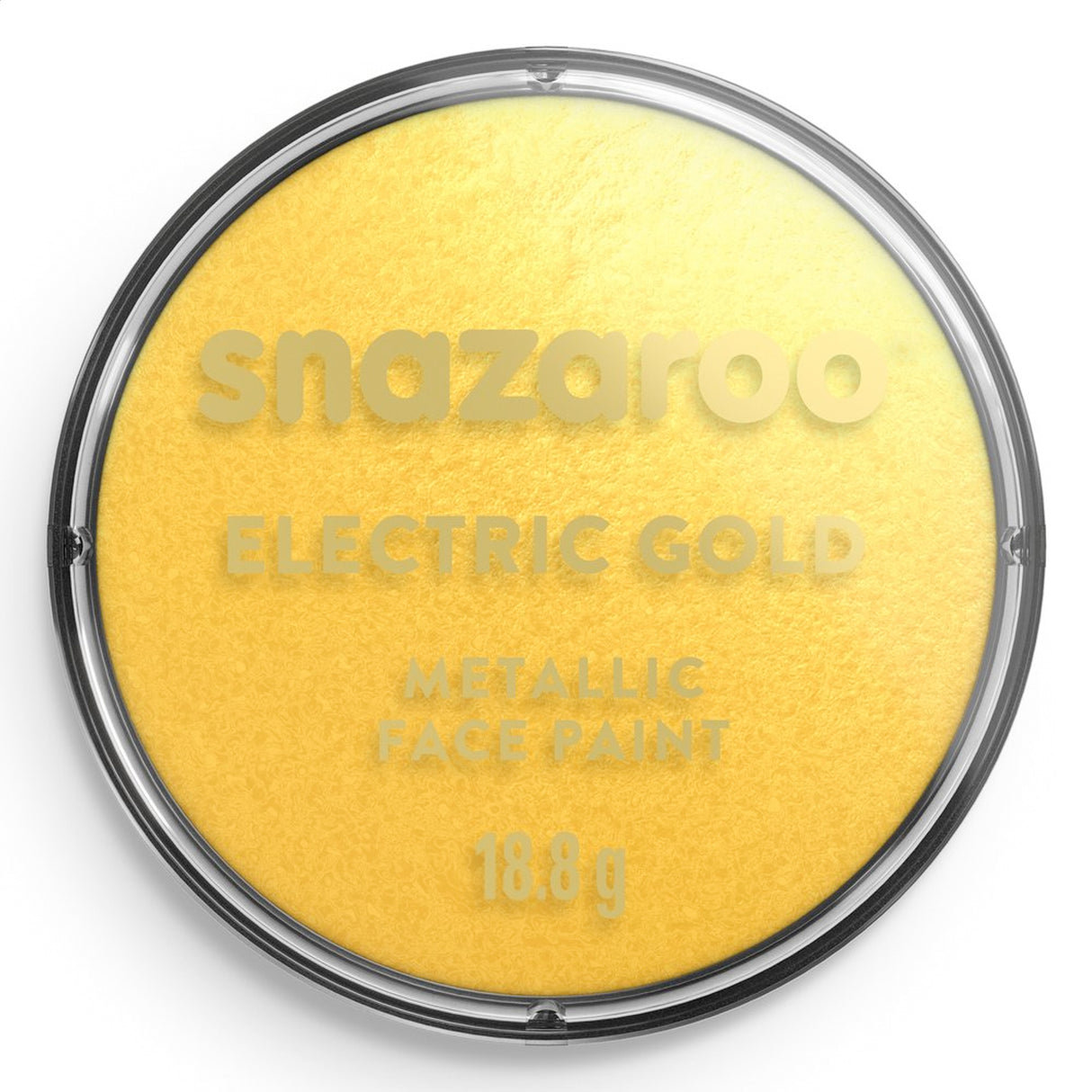 Water Based Metallic Face & Body Paint - Electric Gold 18ml
